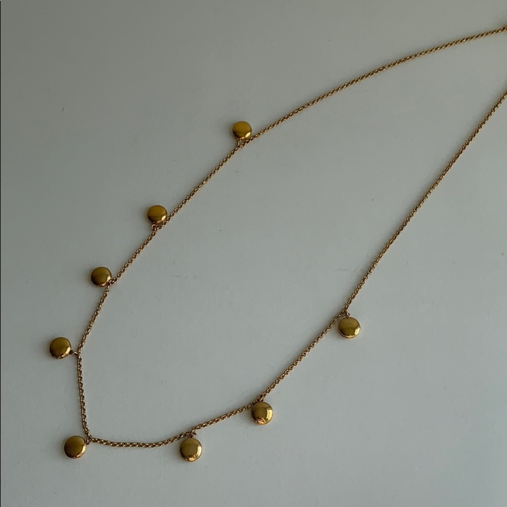 J. Crew Gold Long Locket Necklace